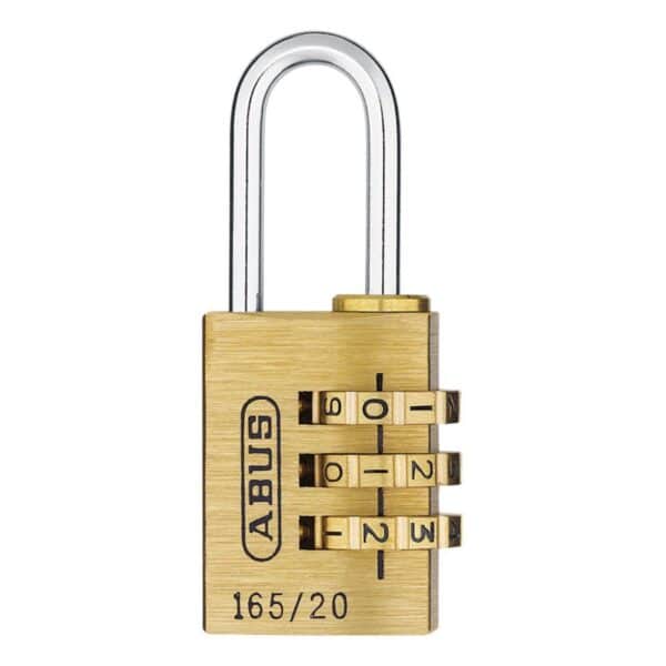 Abus Hänglås med kod / kombinationslås ABUS 165/20, Ø3 mm, mässing