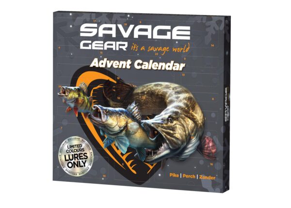 Savage Gear 2025 års adventskalender [Predator] med 24 lådor
