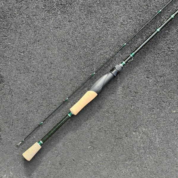 Wolfcreek Damn You Rod 2.0 - Perch & Bass Series - 7’6'' Spinning, 5-25g, Split Handle, 2pc